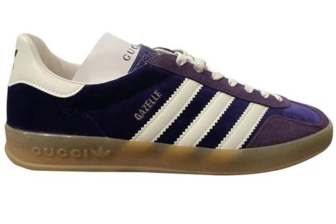 purple gucci adidas gazelle|adidas x gucci usa.